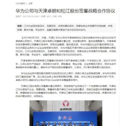 天津松江 華為概念、創(chuàng)投、云計算與系統(tǒng)集成服務(wù)的前沿探索